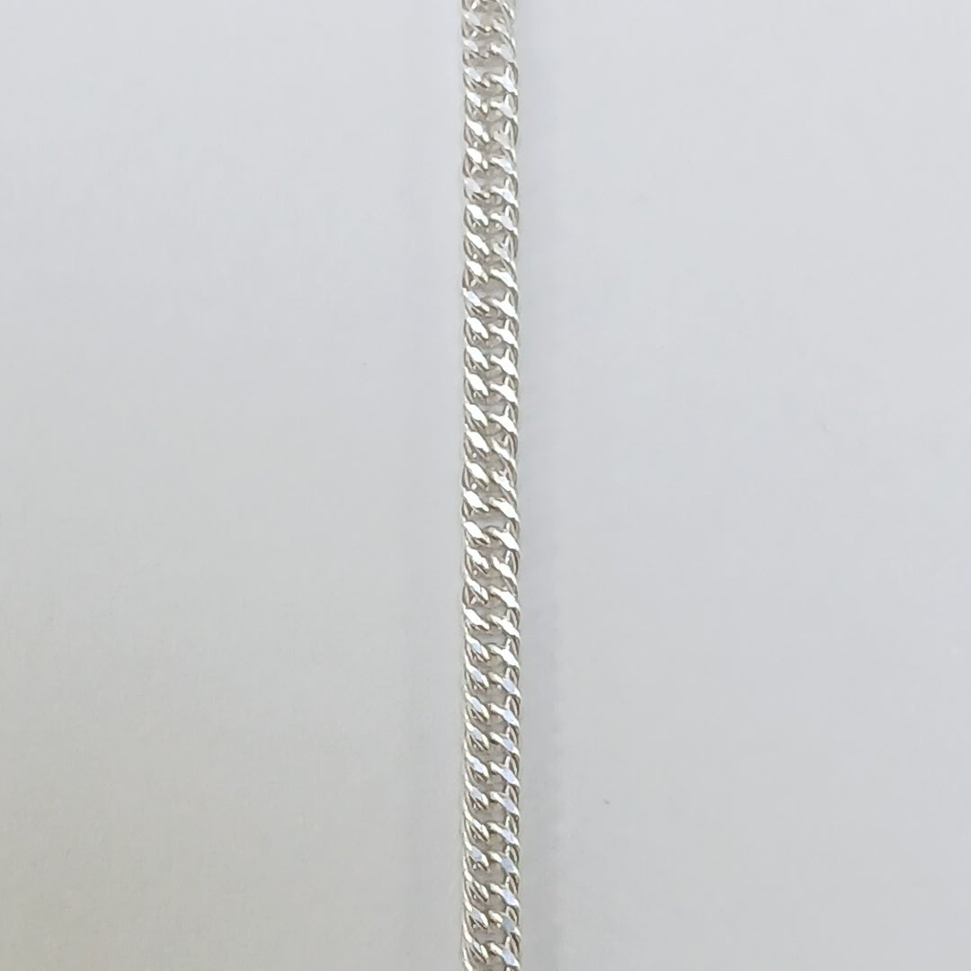 CADENA BARBADA PLATA .925 50 CM 4.32 GR (NUEVO)