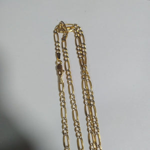 CADENA TEJIDO 3X1 8.4G 55 CM 14K (NUEVO)