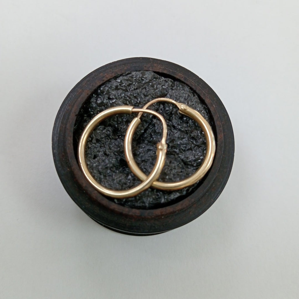 ARRACADAS PAR ORO 14 K 1,00 GRMS (SEMINUEVO)