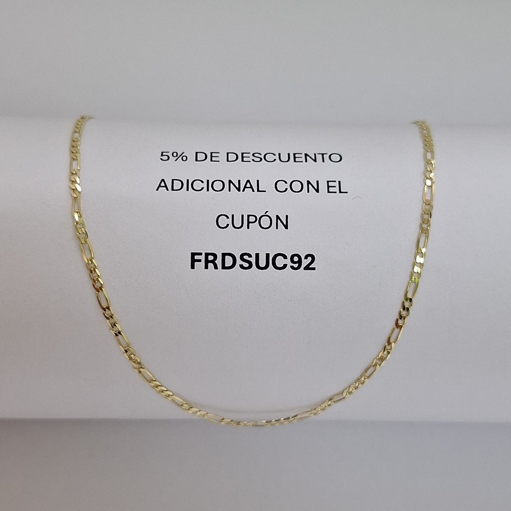 CADENAS CARTIER 3 1 AMARILLA ORO 14K 2.1 (NUEVO)