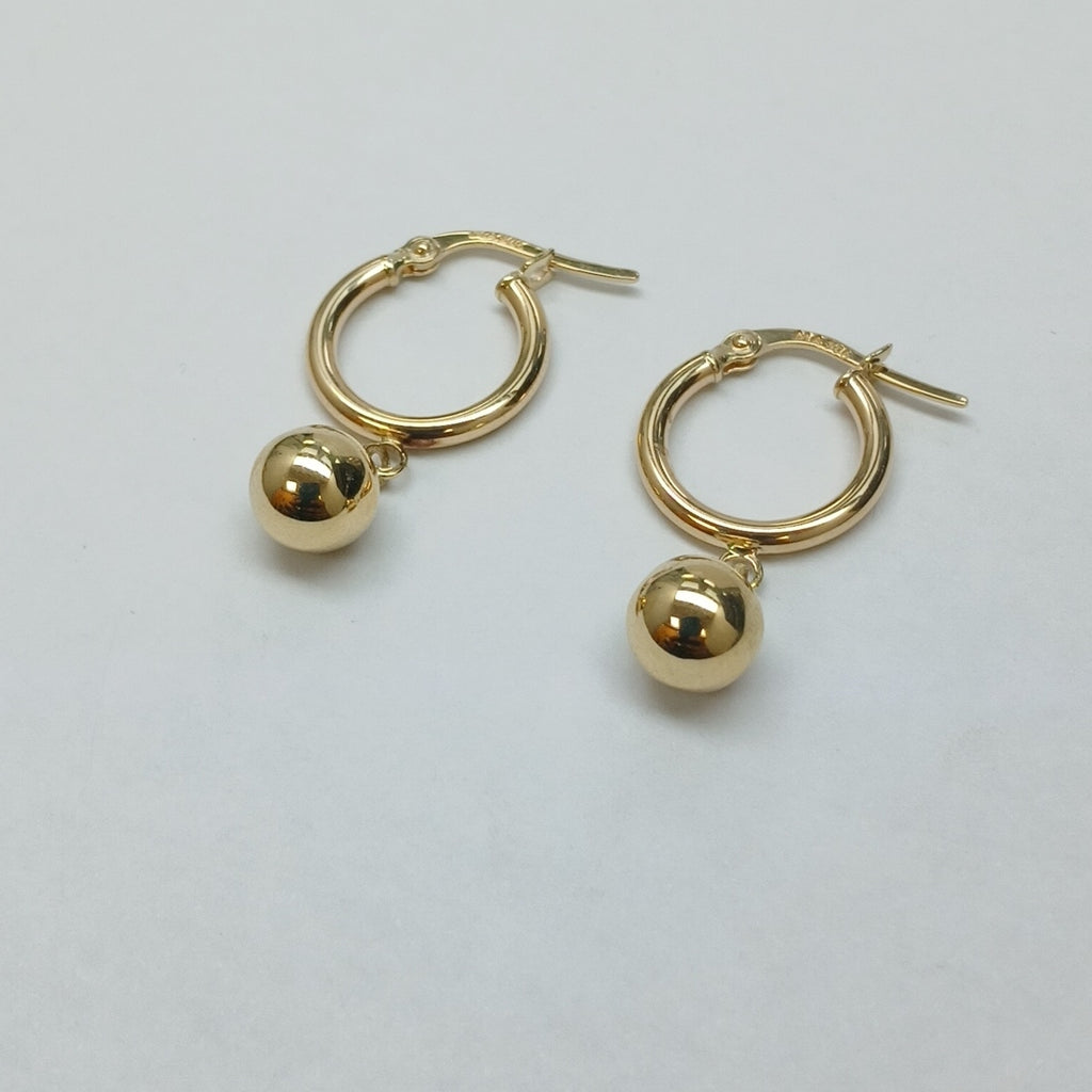 ARRACADAS ORO 14K 1.5 (NUEVO)