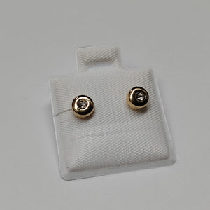 BROQUELES BROQUEL C CIRCONIA 14K 0.27 GR (NUEVO)