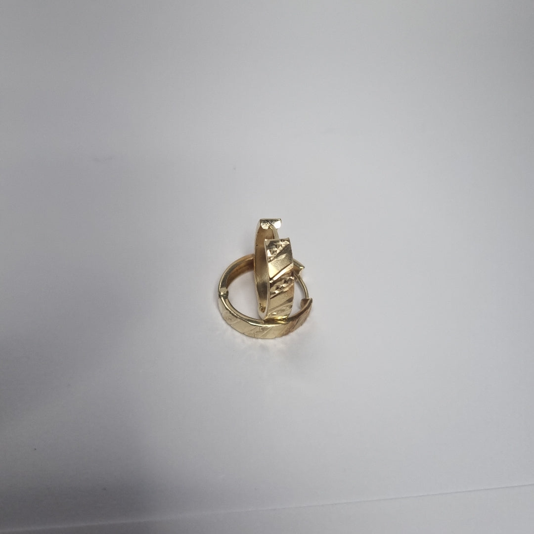 ARRACADAS PAR ORO 14 K 2.2 GRMS (SEMINUEVO)