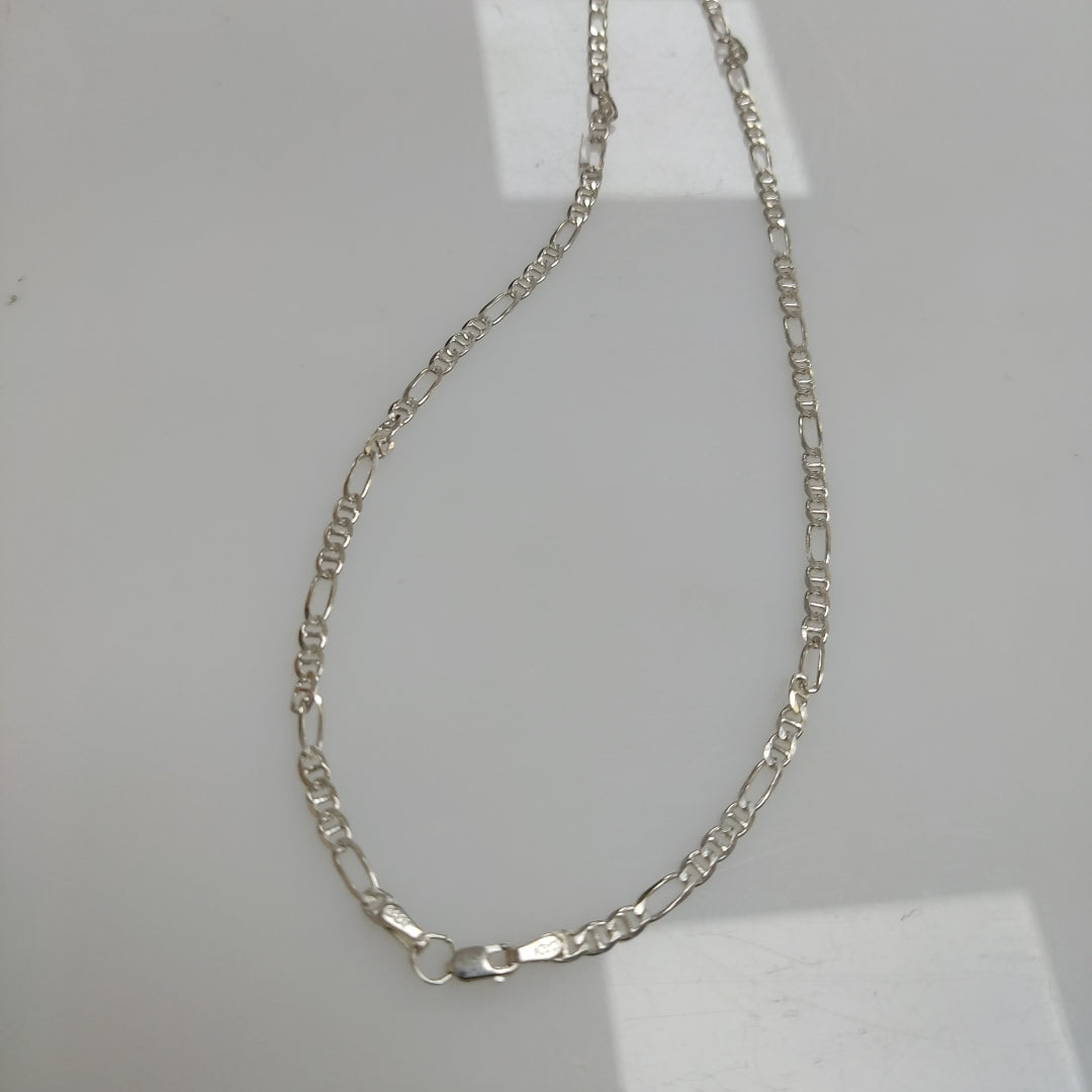 CADENA TEJIDO MARINERO PLATA .925 55 CM 7.9 GR (NUEVO)