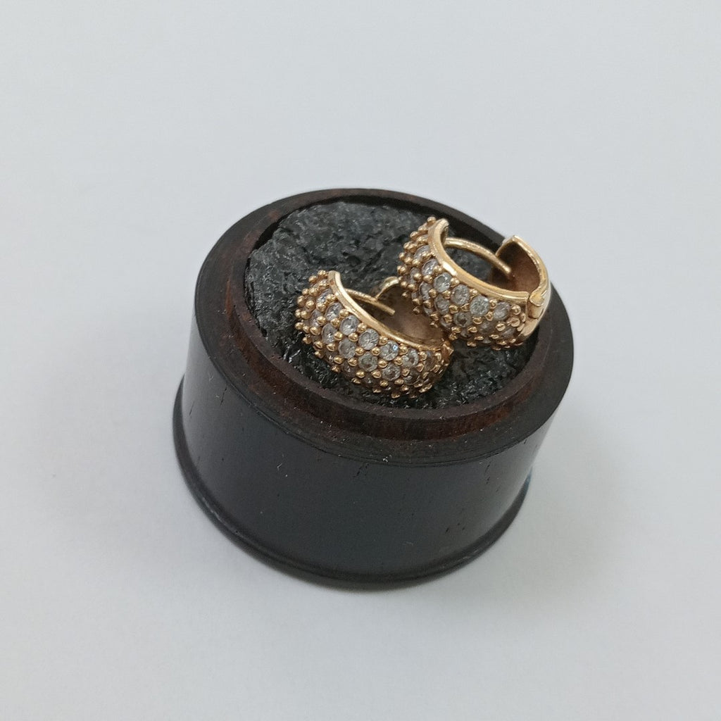 ARRACADAS PAR ORO 10 K 3,20 GRMS (SEMINUEVO)