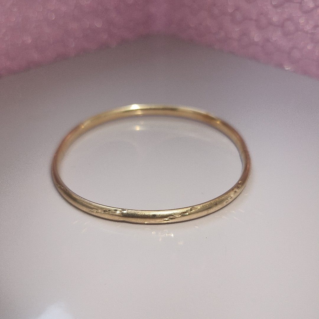 PULSERA RIGIDA ORO 14 K 5.3 GRMS (SEMINUEVO)