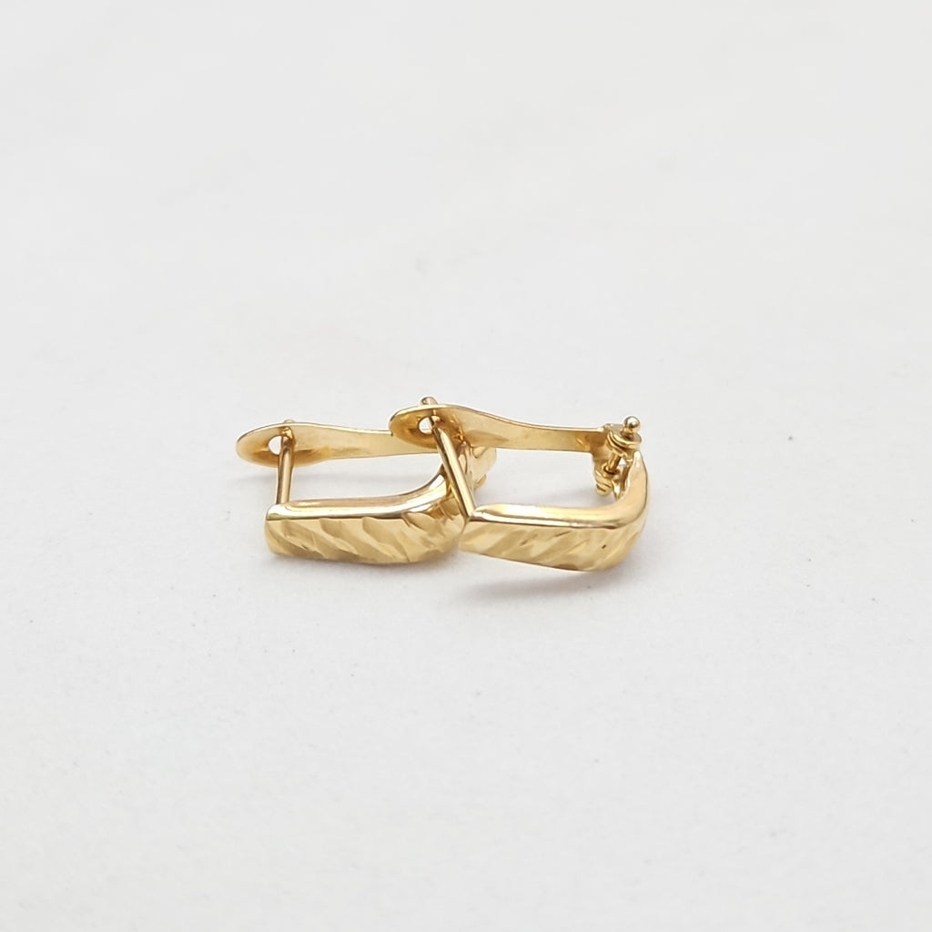 ARRACADAS PAR ORO 10 K 1.7 GRMS (SEMINUEVO)