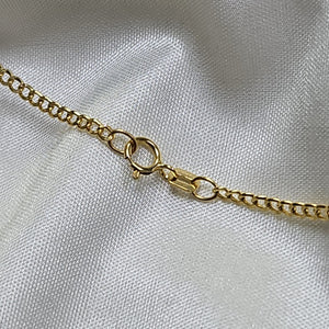 CADENAS BARBADA AMARILLA ORO 14K 1.9 (NUEVO)