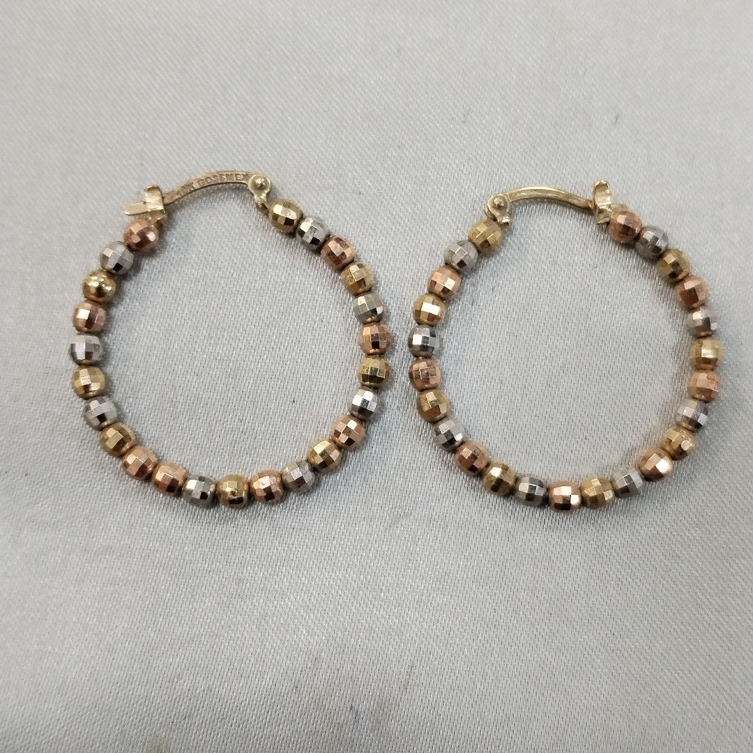 ARRACADAS PAR ORO 10 K 3.3 GRMS (SEMINUEVO)