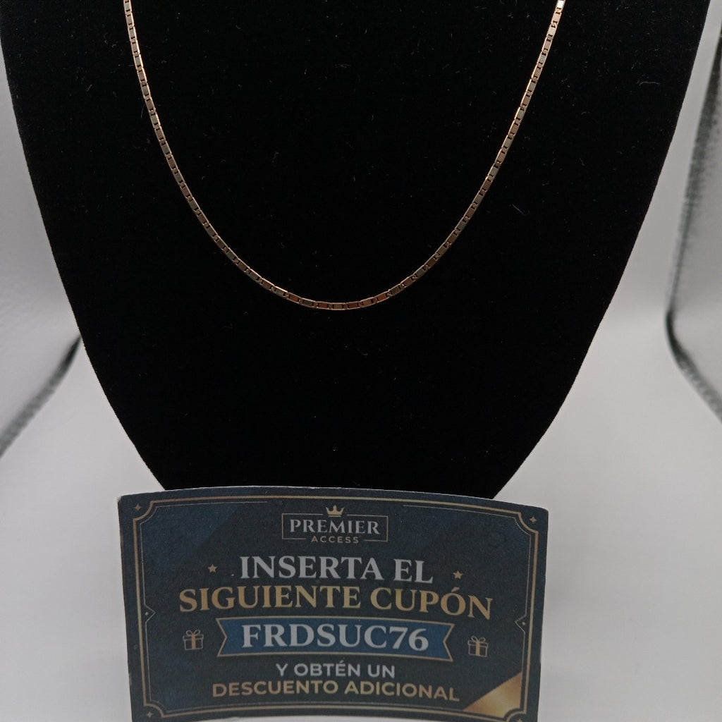 CADENA ORO COMBINADO 10 K 1,60 GRMS (SEMINUEVO)
