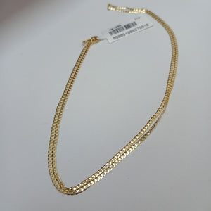 CADENAS BARBADA AMARILLA ORO 14K 2 (NUEVO)
