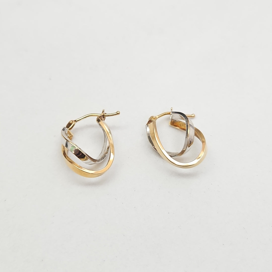 ARETES PAR ORO 10 K 1.5 GRMS (SEMINUEVO)