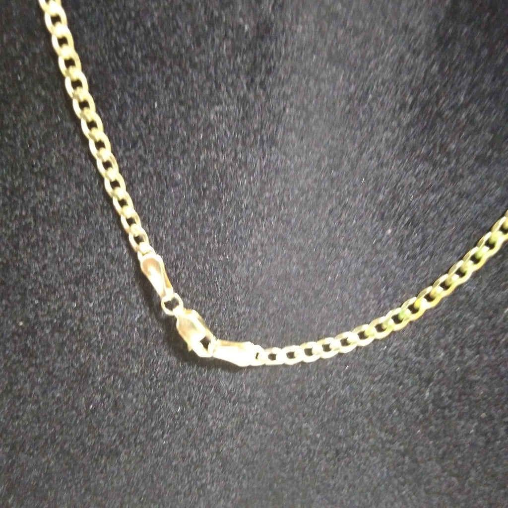 CADENA TEJIDO BARBADA 14K 55 CM 8.2 GR (NUEVO)