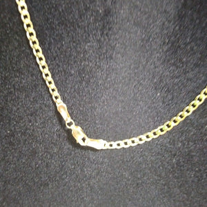 CADENA TEJIDO BARBADA 14K 55 CM 8.2 GR (NUEVO)