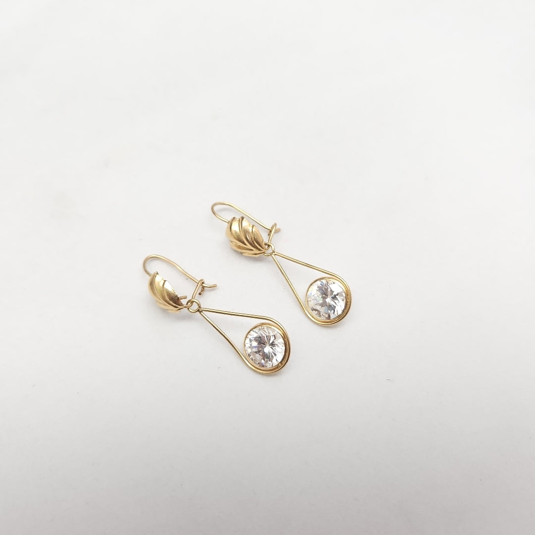 ARETES PAR ORO 10 K 2.4 GRMS (SEMINUEVO)