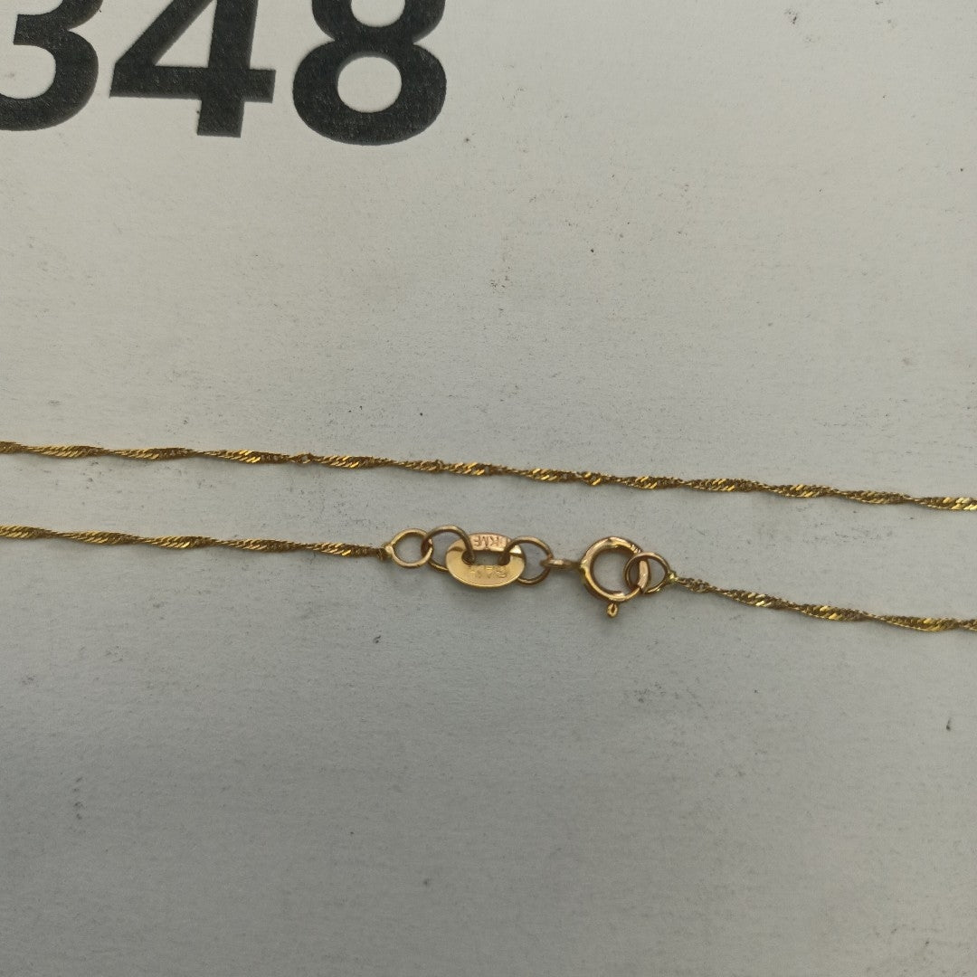 CADENA ORO 10 K 0,70 GRMS (SEMINUEVO)