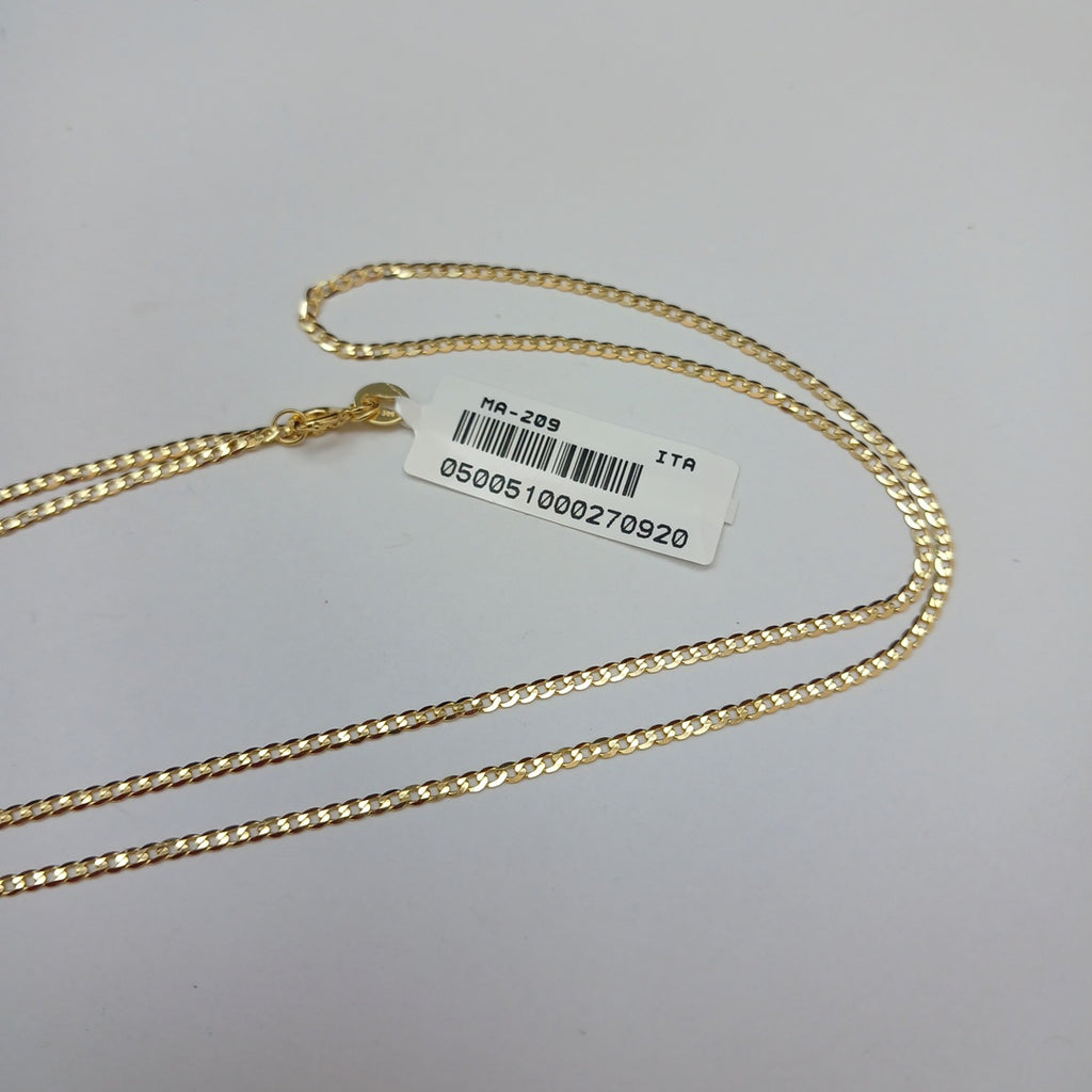 CADENAS BARBADA AMARILLA ORO 14K 2.2 (NUEVO)