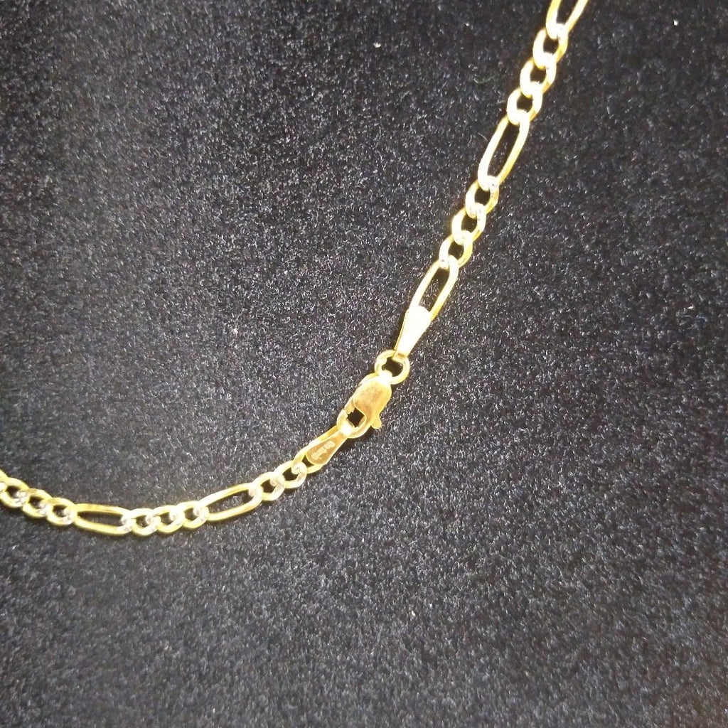 CADENA TEJIDO 3X1 8.3G 55 CM 14K (NUEVO)