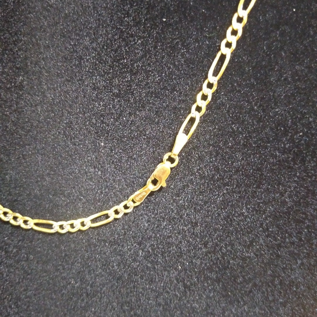 CADENA TEJIDO 3X1 8.3G 55 CM 14K (NUEVO)