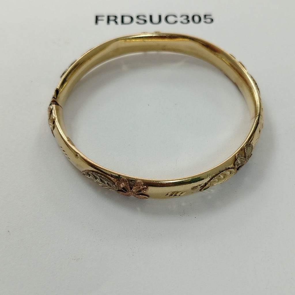 PULSERA RIGIDA ORO 14 K 12.9 GRMS (SEMINUEVO)