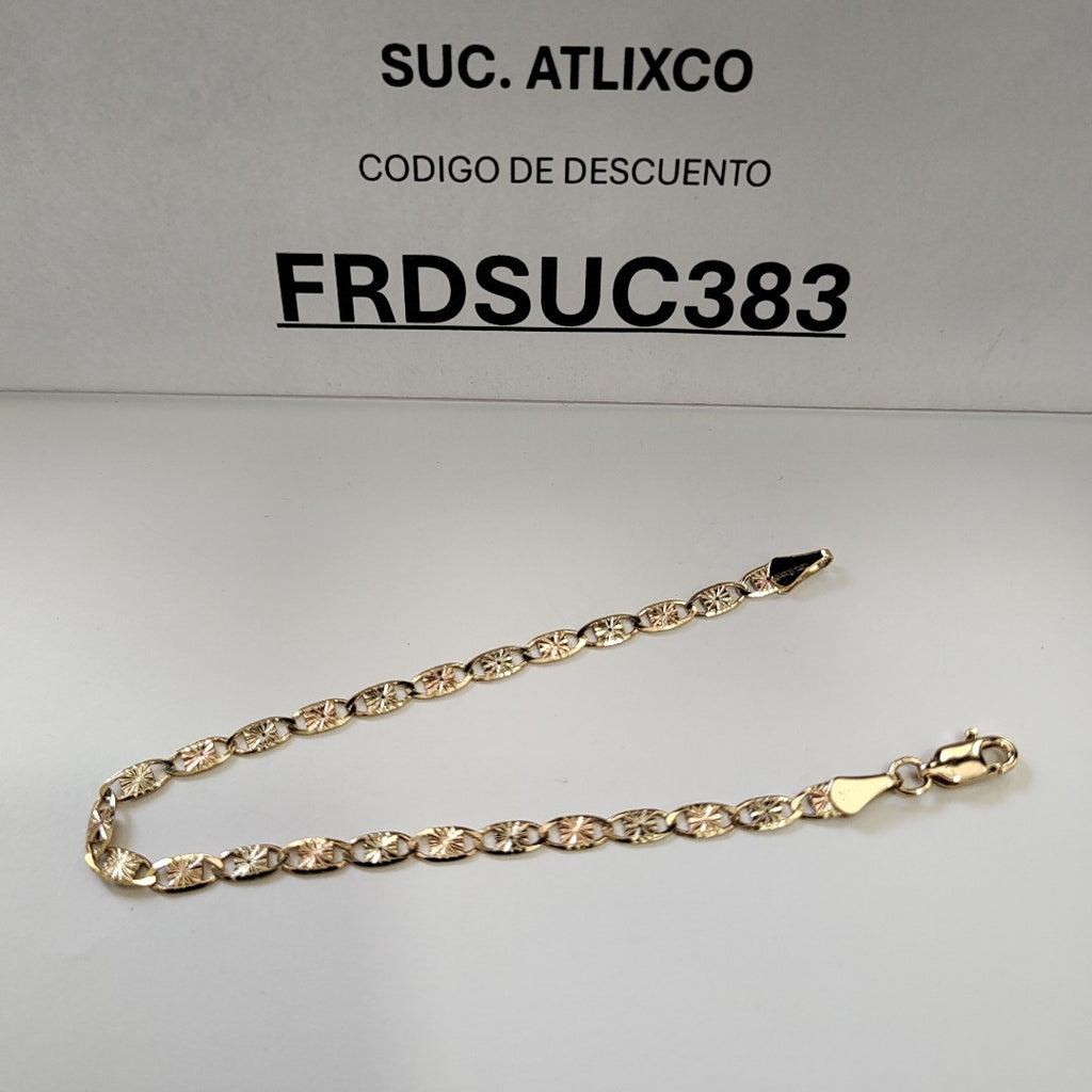 PULSERA GUCHI 14K 18 CM 3.1 GR (NUEVO)