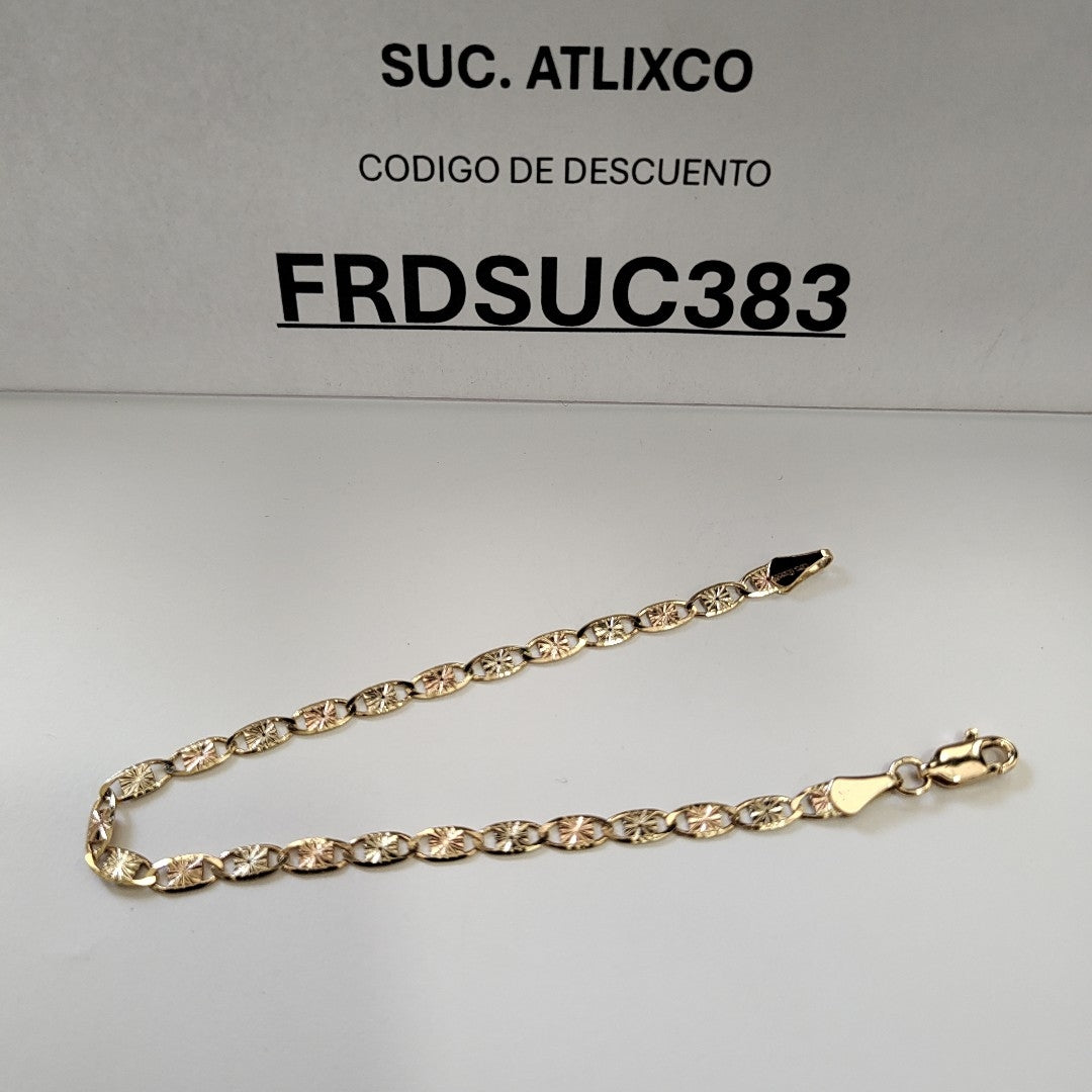 PULSERA GUCHI 14K 18 CM 3.1 GR (NUEVO)