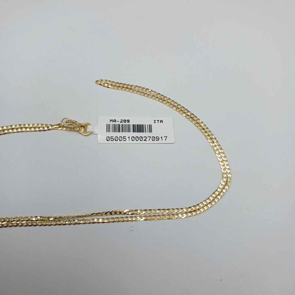 CADENAS BARBADA AMARILLA ORO 14K 2 (NUEVO)