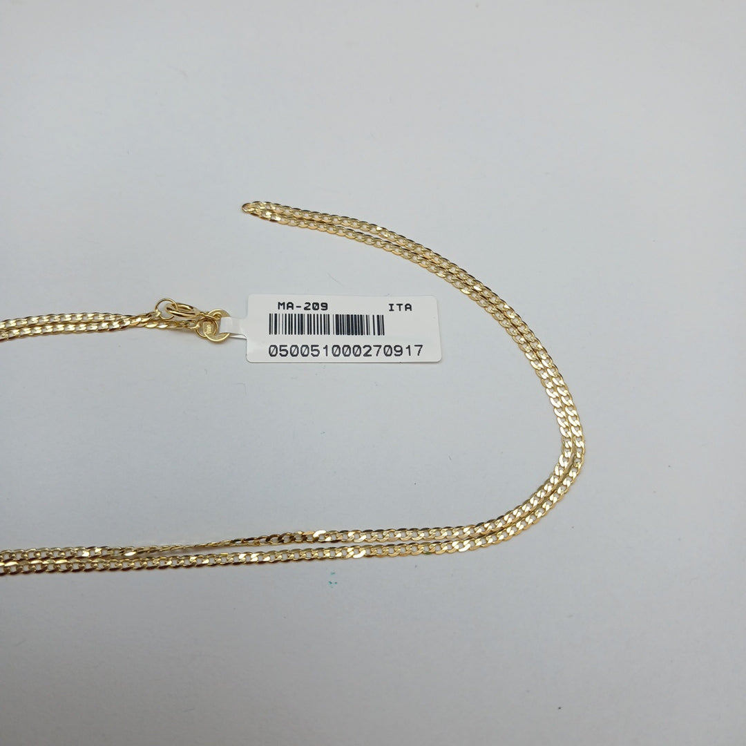 CADENAS BARBADA AMARILLA ORO 14K 2 (NUEVO)