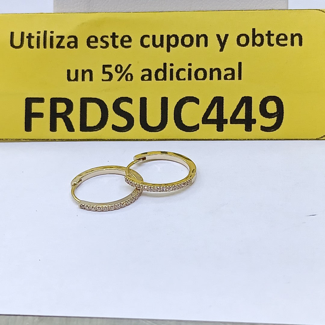 HUGGIES ORO 14K 1.4 (NUEVO)