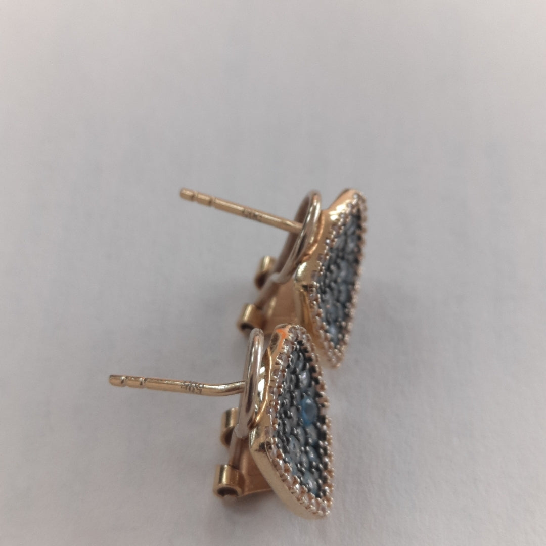 ARETES PAR ORO 14 K 3.9 GRMS (SEMINUEVO)