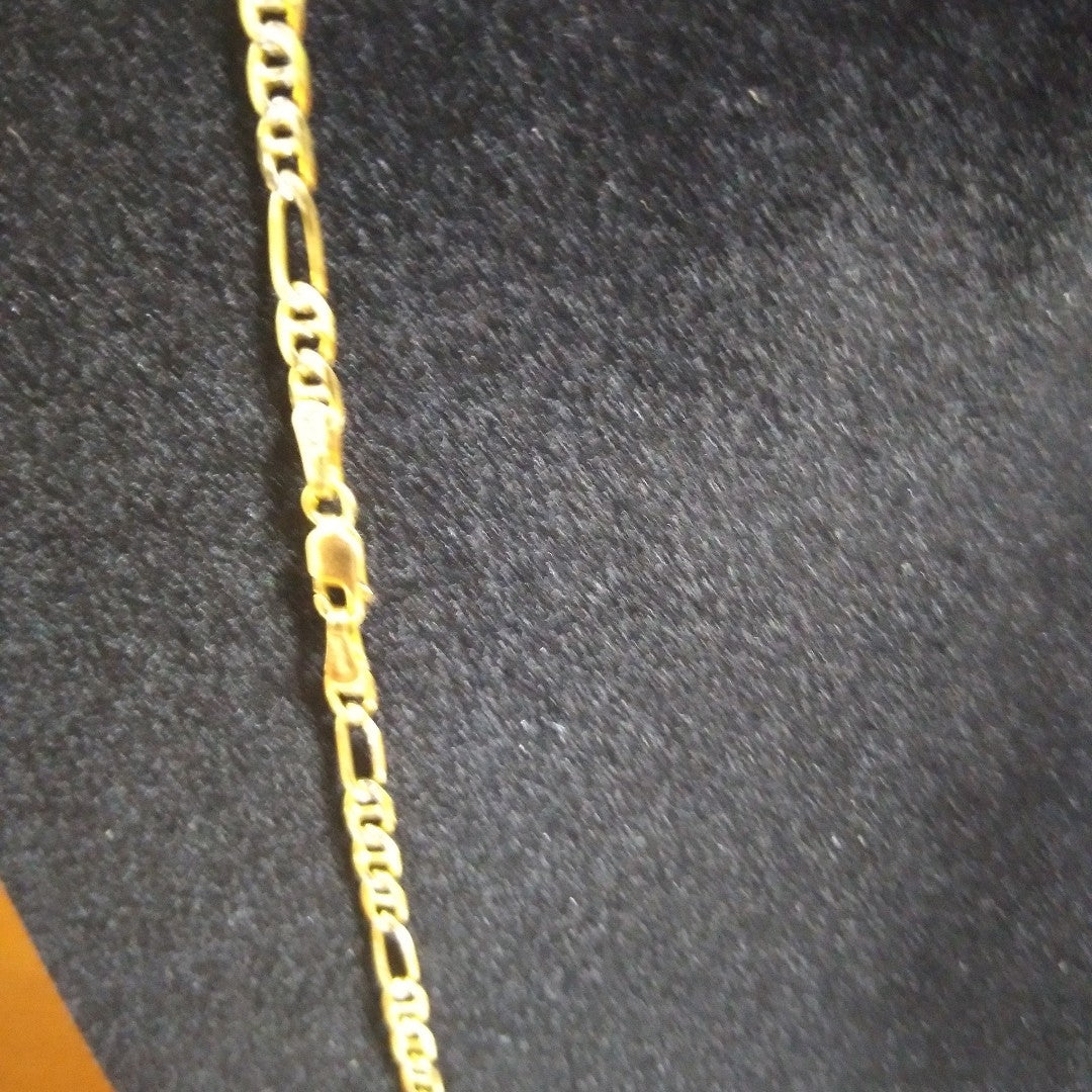 CADENA TEJIDO 3X1 8.3G 55 CM 14K (NUEVO)
