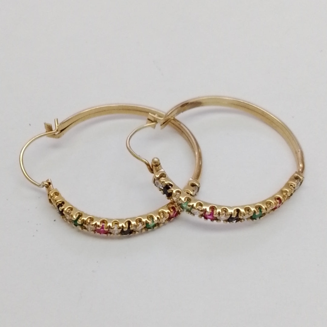 ARETES PAR ORO 8 K 3.8 GRMS (SEMINUEVO)