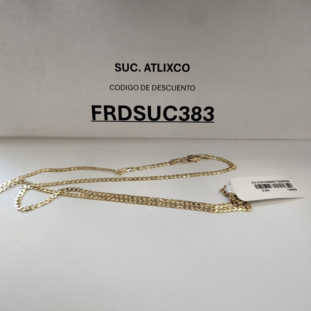 CADENA BARBADA 14K 55 CM 5.1 GR (NUEVO)