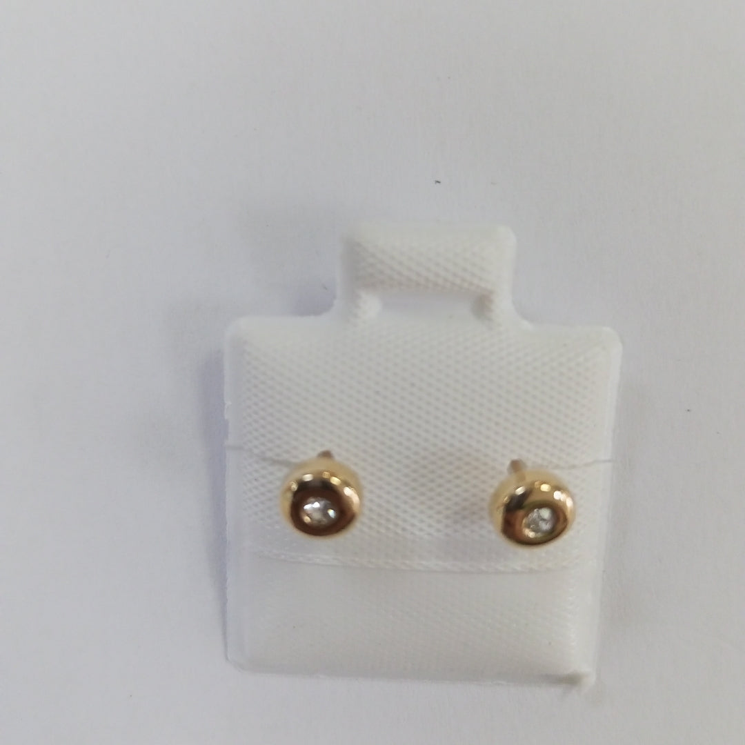 BROQUELES BROQUEL C CIRCONIA 14K 0.27 GR (NUEVO)