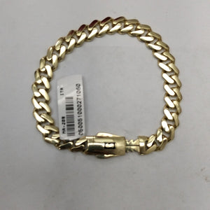 PULSERA MONACO ORO 14K 9.7 (NUEVO)