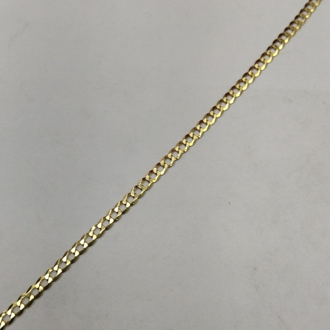 PULSERAS CABALLERO BARBADA AMARILLA ORO 14K 2.7 (NUEVO)