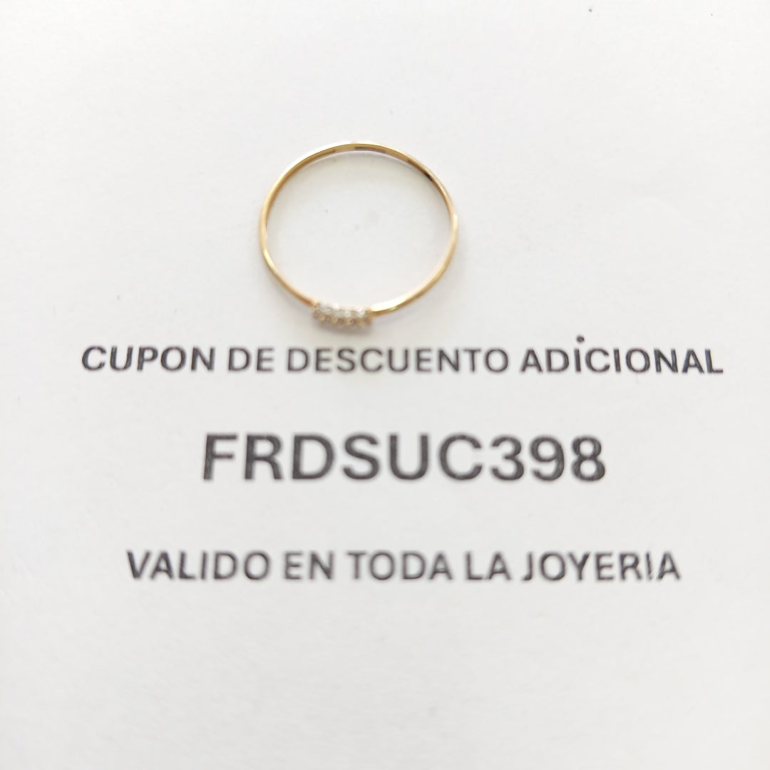 ANILLOS DAMA ORO 10K 0.5 (NUEVO)