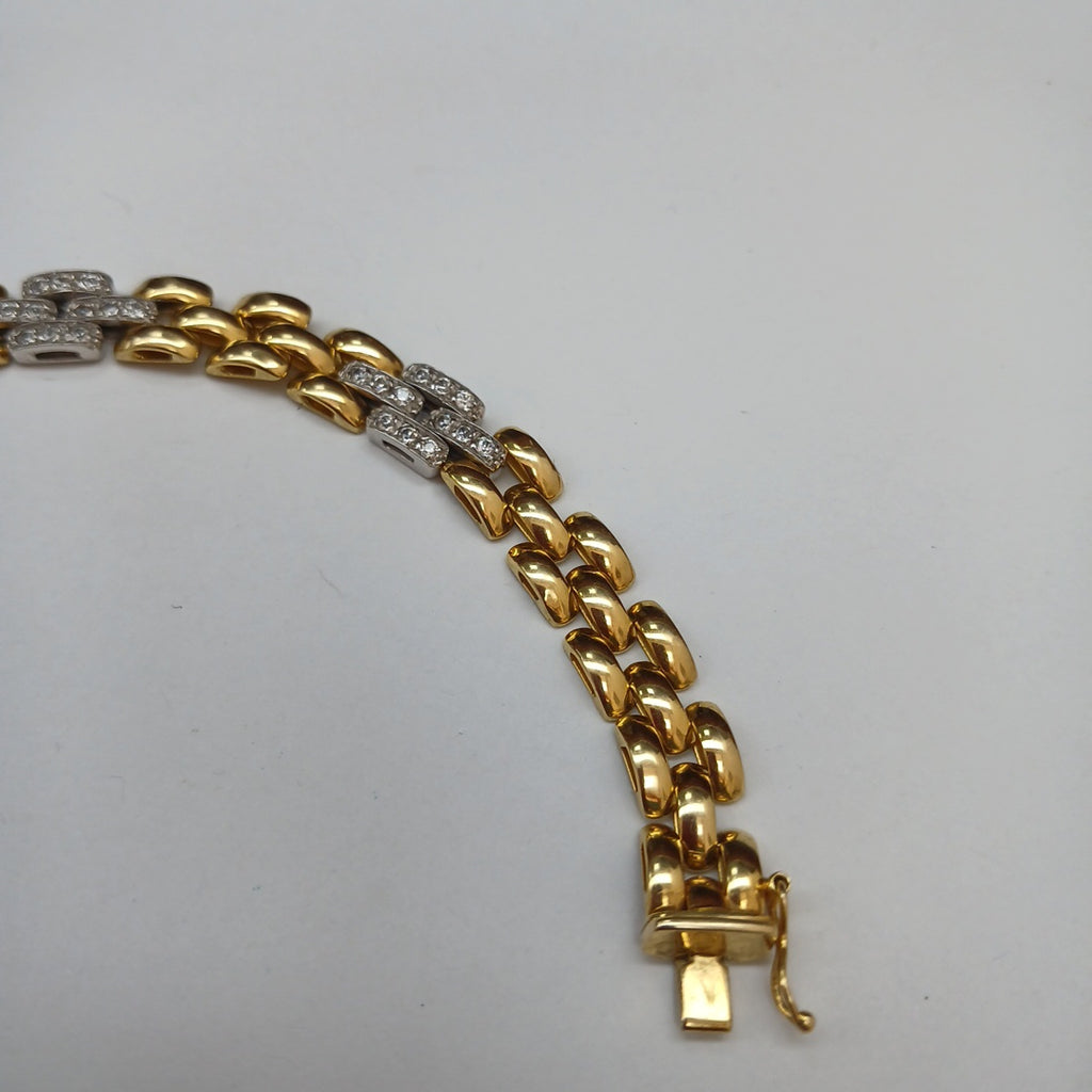PULSERA ORO,ORO BLANCO 14 K 19,00 GRMS (SEMINUEVO)