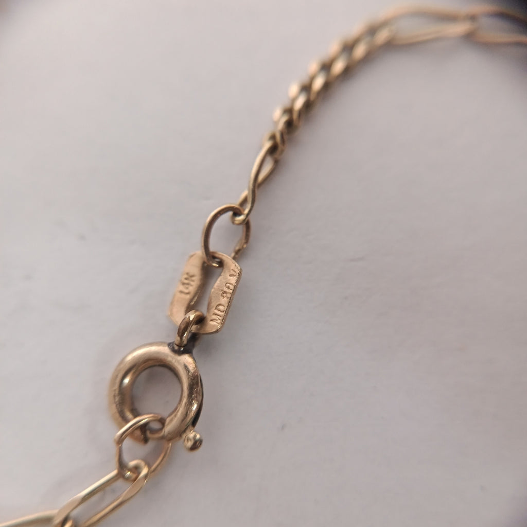 PULSERA ORO 14 K 1,20 GRMS (SEMINUEVO)