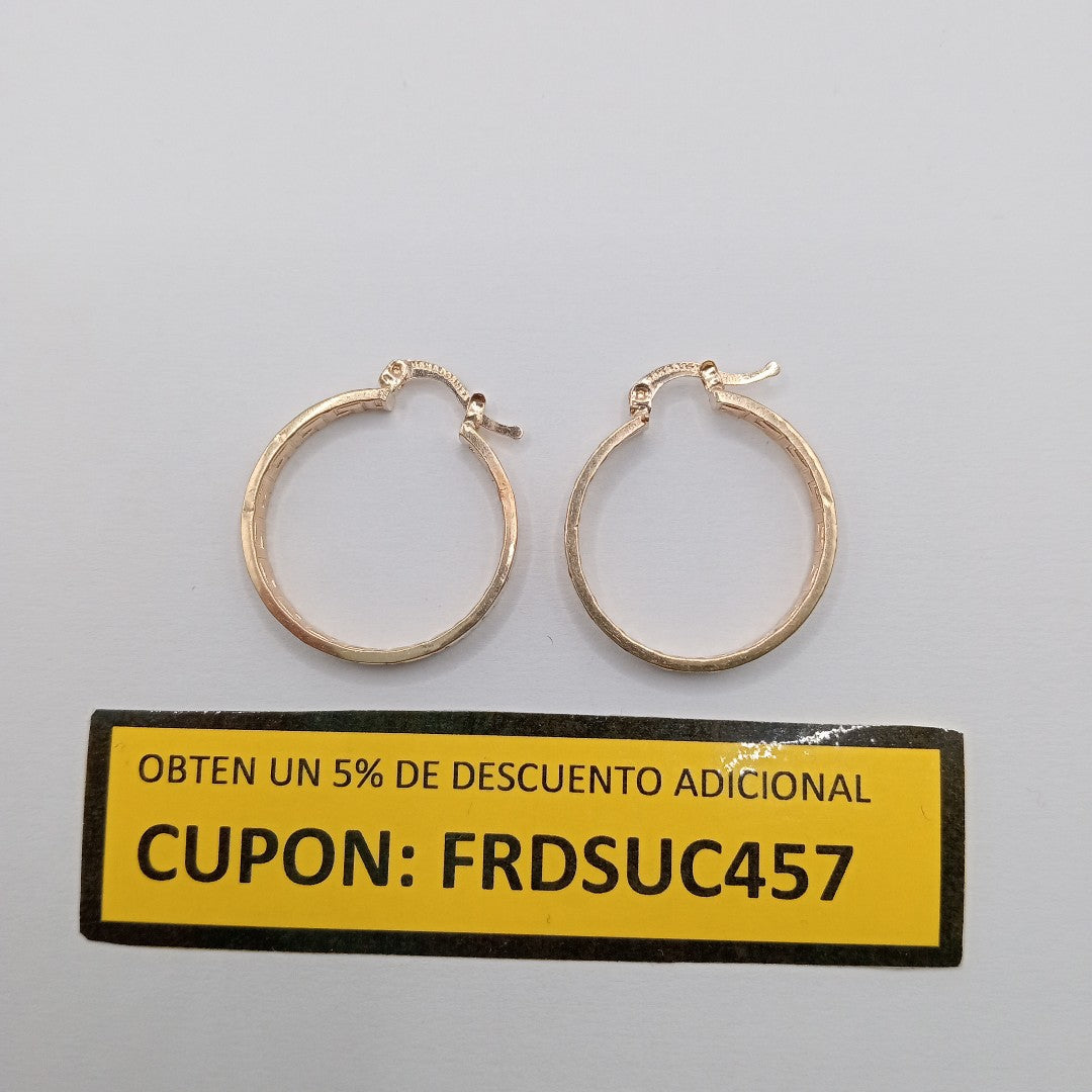 ARRACADAS PAR ORO 10 K 2.4 GRMS (SEMINUEVO)