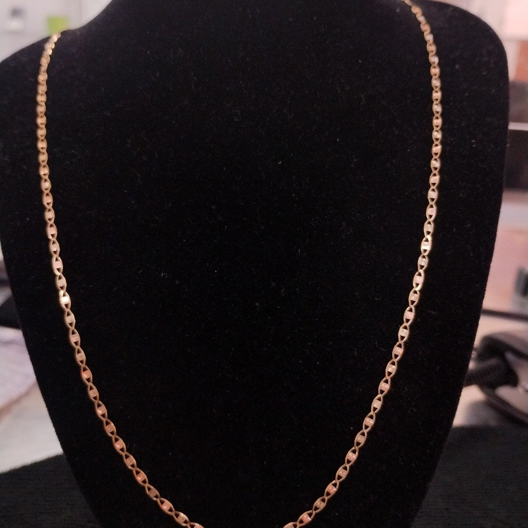 CADENA ORO COMBINADO 10 K 2.1 GRMS (SEMINUEVO)