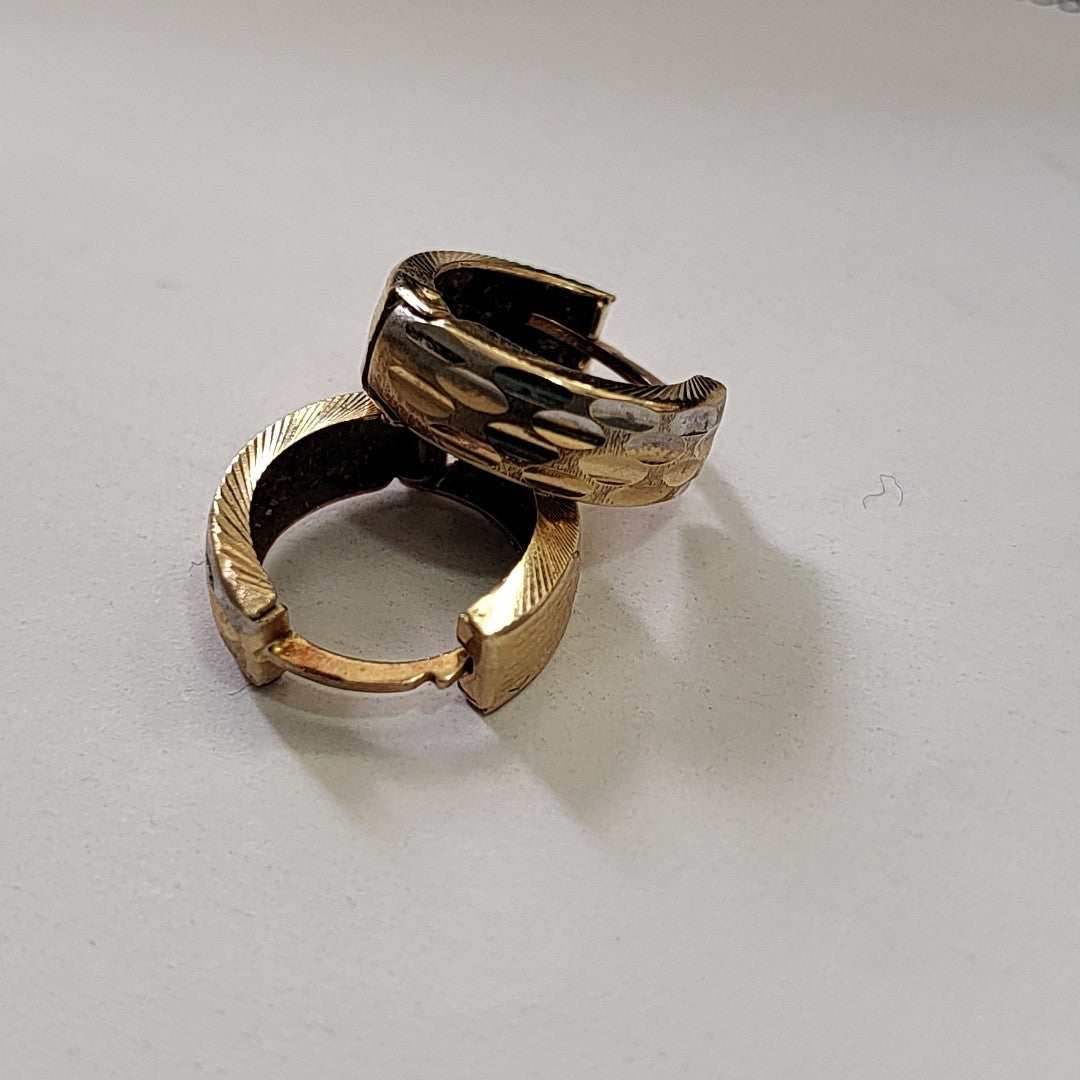 ARRACADAS PAR ORO 14 K 2,10 GRMS (SEMINUEVO)