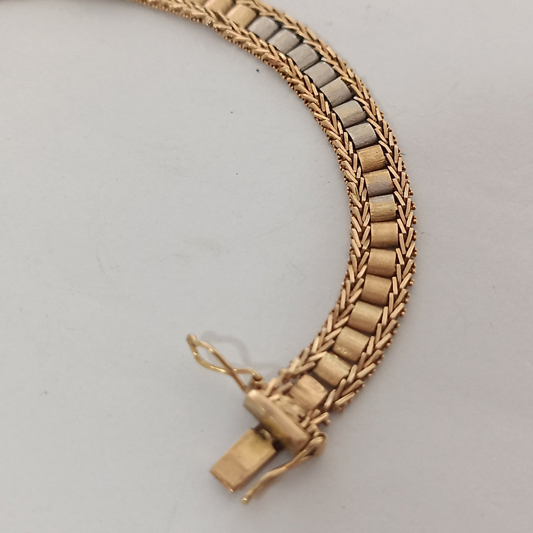 PULSERA ORO, ORO BLANCO 18 K 19.7 GRMS (SEMINUEVO)