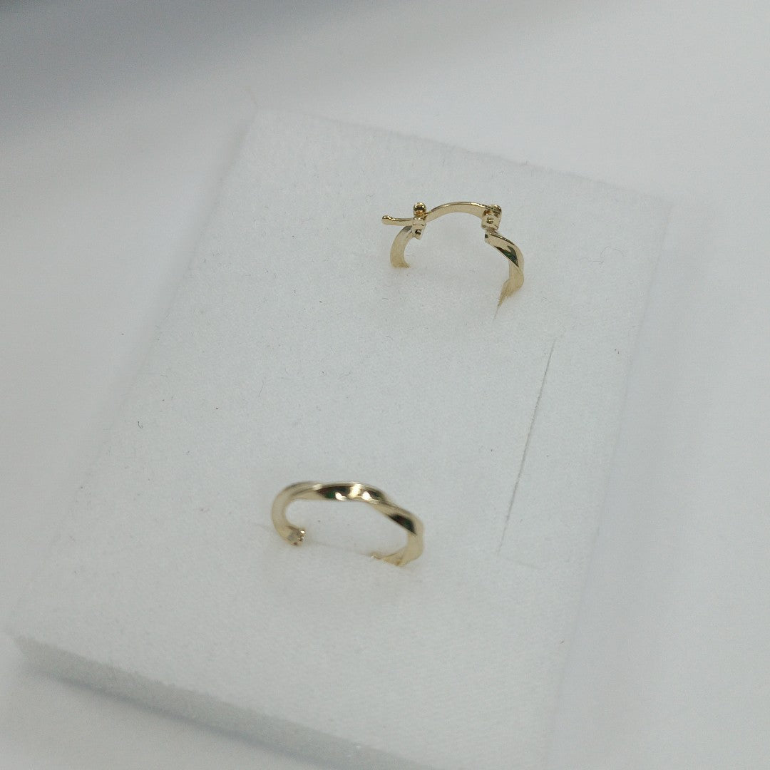 ARETES ARRACADAS TORZAL 14K 1.1 GR (NUEVO)