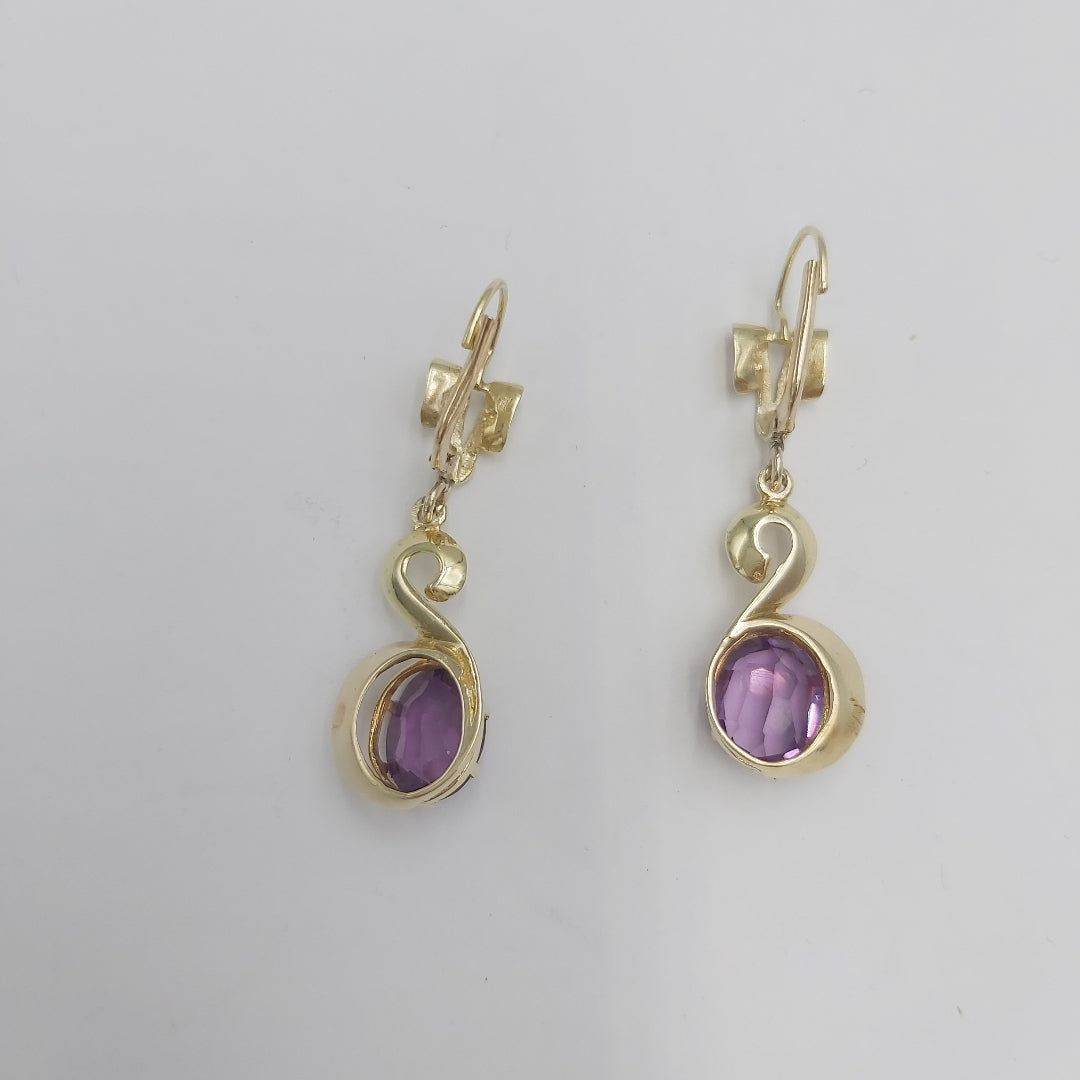 ARETES PAR ORO 10 K 5,00 GRMS (SEMINUEVO)