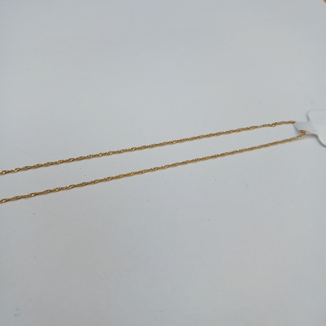 CADENA ORO 14 K 0.8 GRMS (SEMINUEVO)