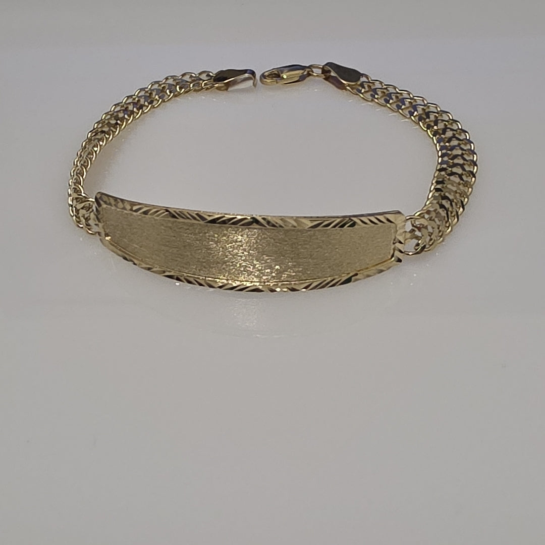PULSERA ESCLAVA CHINO 14K 21 CM 9.9 GR (NUEVO)