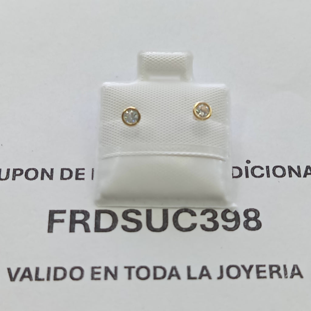 BROQUELES BROQUEL C CIRCONIA 14K 0.1501 GR (NUEVO)