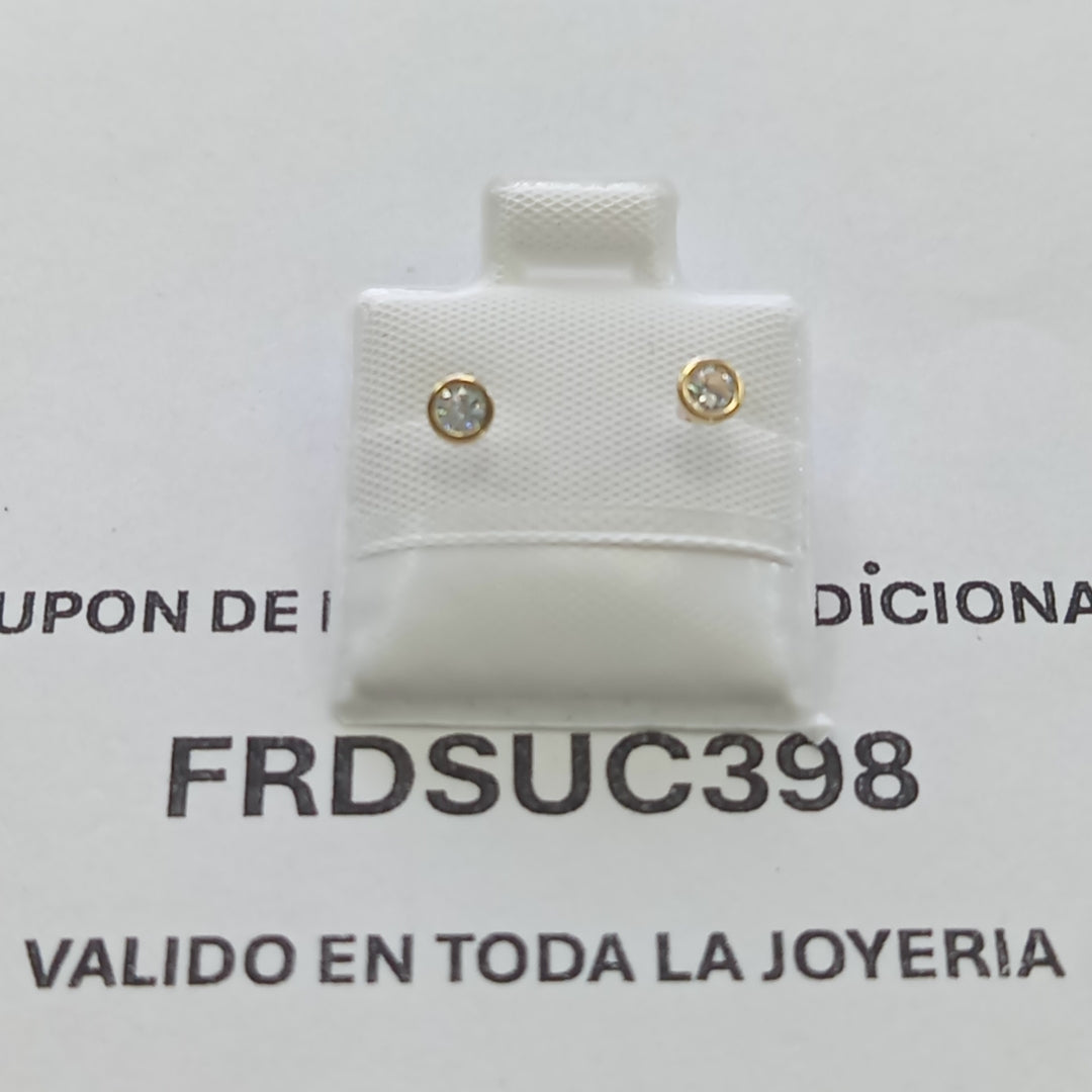 BROQUELES BROQUEL C CIRCONIA 14K 0.1501 GR (NUEVO)
