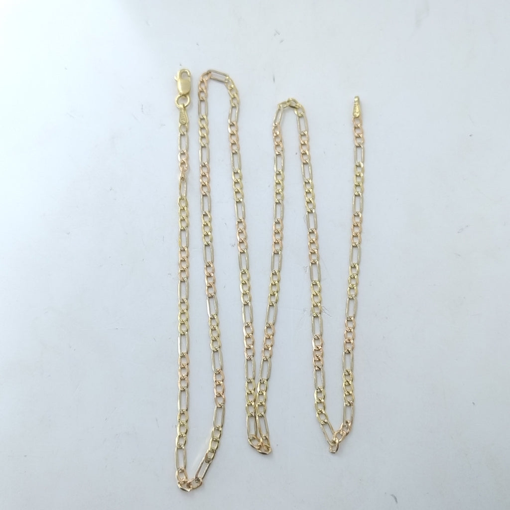 CADENA ORO COMBINADO 14 K 5,00 GRMS (SEMINUEVO)
